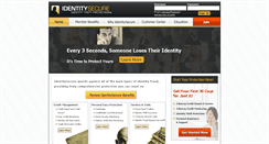 Desktop Screenshot of identitysecure.com